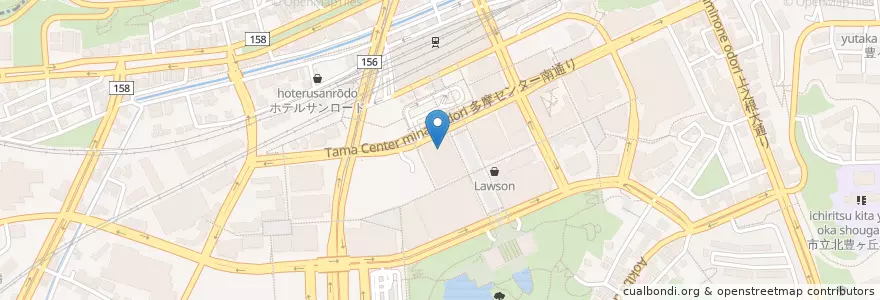 Mapa de ubicacion de ビアプラザ en Japan, Tokio, 多摩市.