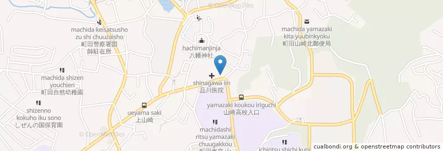 Mapa de ubicacion de ケーエム薬局 en Giappone, Tokyo, 町田市.