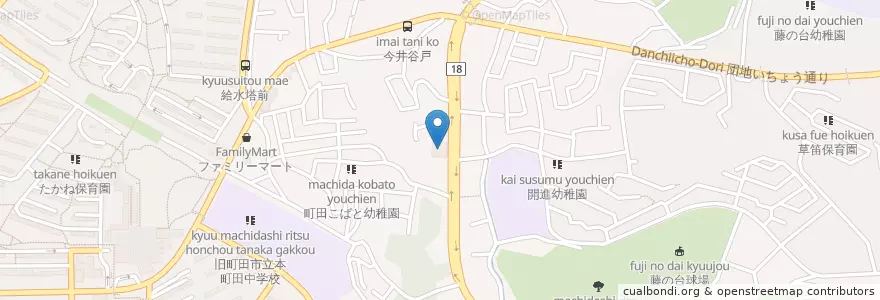 Mapa de ubicacion de Fit Care Depot en Japan, Tokyo, Machida.