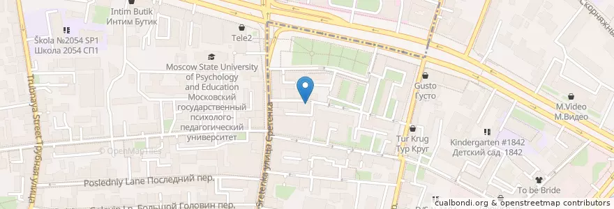 Mapa de ubicacion de 36.6 en روسيا, Центральный Федеральный Округ, Москва, Центральный Административный Округ, Красносельский Район, Мещанский Район.