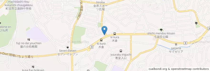 Mapa de ubicacion de 居酒屋 南部 en Japão, Tóquio, 町田市.