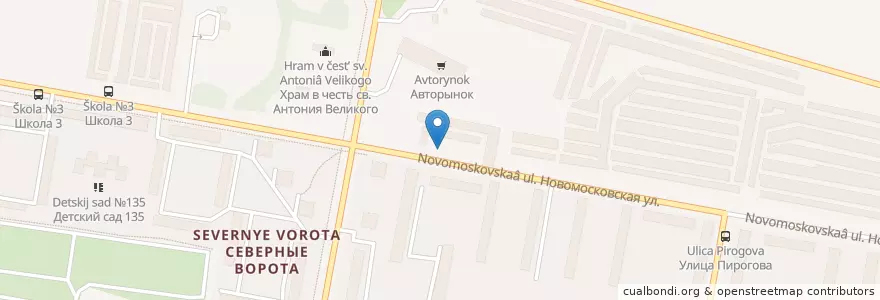Mapa de ubicacion de Автостоянка en Russia, Circondario Federale Del Volga, Нижегородская Область, Городской Округ Дзержинск.