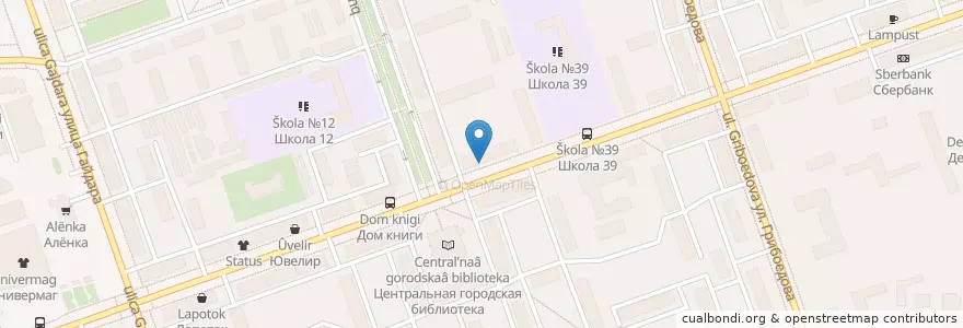 Mapa de ubicacion de Дзержинск 606025 en Russie, District Fédéral De La Volga, Oblast De Nijni Novgorod, Городской Округ Дзержинск.