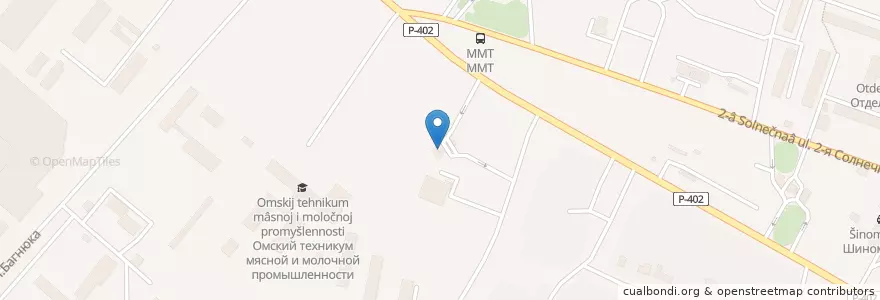 Mapa de ubicacion de Газпромнефть en Russia, Siberian Federal District, Omsk Oblast, Omsky District, Городской Округ Омск.