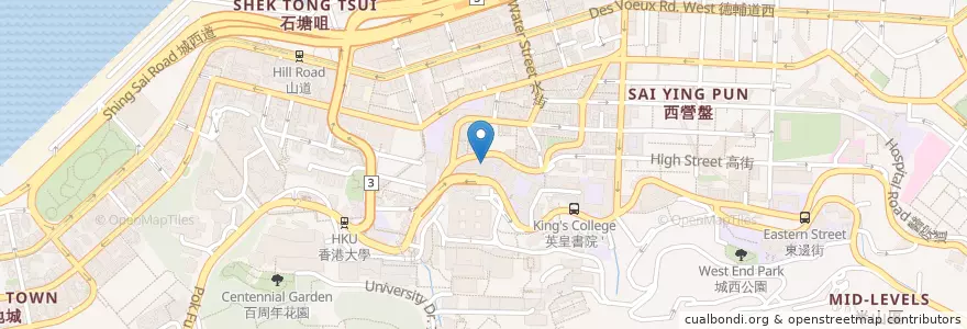 Mapa de ubicacion de 聖士提反堂 St. Stephen's Church en 中国, 广东省, 香港 Hong Kong, 香港島 Hong Kong Island, 新界 New Territories, 中西區 Central And Western District.