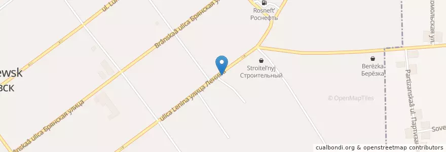 Mapa de ubicacion de Аптечный пункт en Russia, Central Federal District, Bryansk Oblast, Trubchevsky District, Трубчевское Городское Поселение.