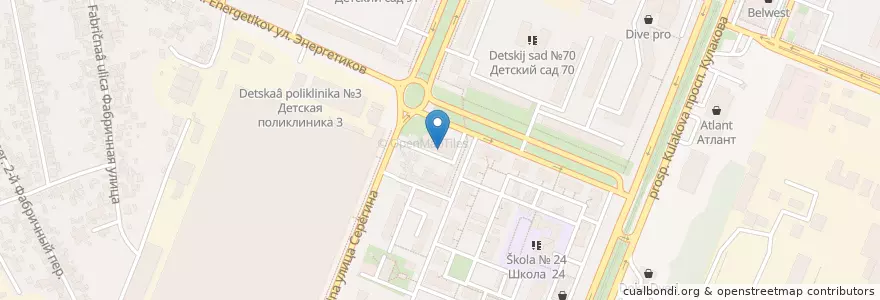 Mapa de ubicacion de Пожарная часть №6 en Russie, District Fédéral Central, Oblast De Koursk, Курский Район, Городской Округ Курск.