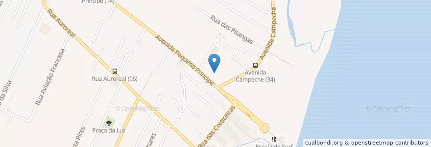 Mapa de ubicacion de Escola Básica Brigadeiro Eduardo Gomes en 巴西, 南部, 圣卡塔琳娜, Microrregião De Florianópolis, Região Geográfica Intermediária De Florianópolis, 弗洛里亚诺波利斯.