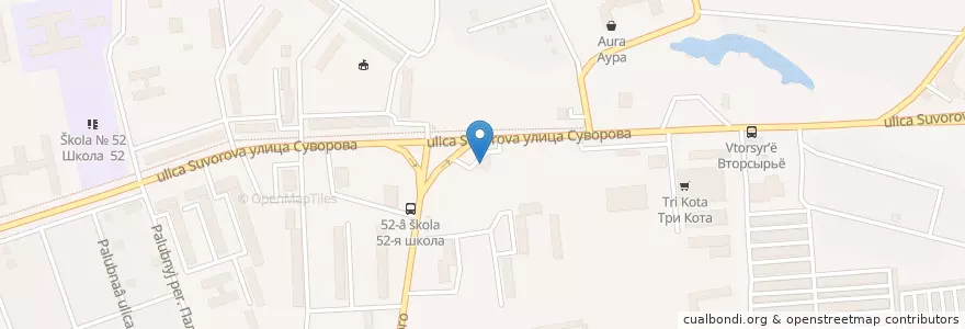 Mapa de ubicacion de ННК, АЗС №55 en Russie, District Fédéral Extrême-Oriental, Kraï De Khabarovsk, Городской Округ Хабаровск.