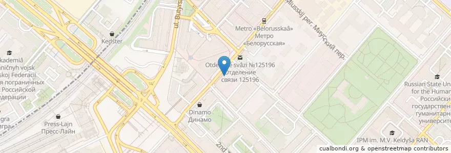 Mapa de ubicacion de Инвестторгбанк en Rusia, Центральный Федеральный Округ, Москва, Центральный Административный Округ, Тверской Район.