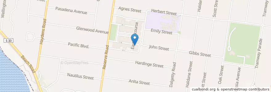 Mapa de ubicacion de Create the Face en Australien, Victoria, City Of Bayside.
