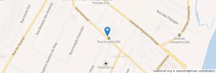 Mapa de ubicacion de Vidal en 巴西, 南部, 圣卡塔琳娜, Microrregião De Florianópolis, Região Geográfica Intermediária De Florianópolis, 弗洛里亚诺波利斯.