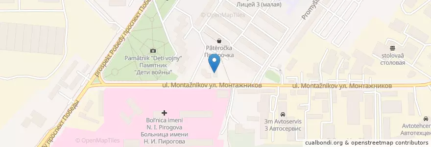 Mapa de ubicacion de кафе Елена en ロシア, 沿ヴォルガ連邦管区, オレンブルク州, オレンブルク管区.