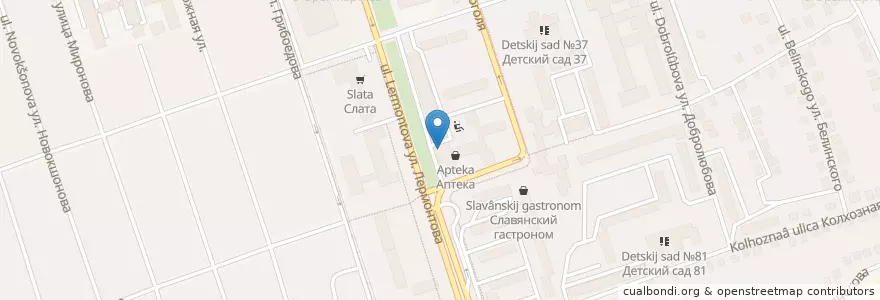 Mapa de ubicacion de Альфа-Банк en روسيا, Сибирский Федеральный Округ, إركوتسك أوبلاست, Городской Округ Иркутск.