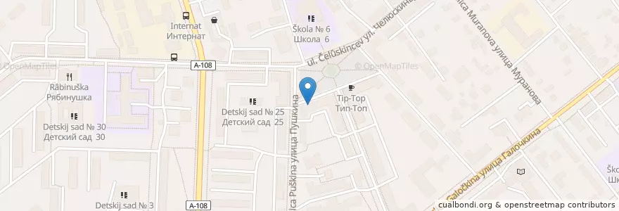 Mapa de ubicacion de Пивной бар en Russie, District Fédéral Central, Oblast De Moscou, Орехово-Зуевский Городской Округ.