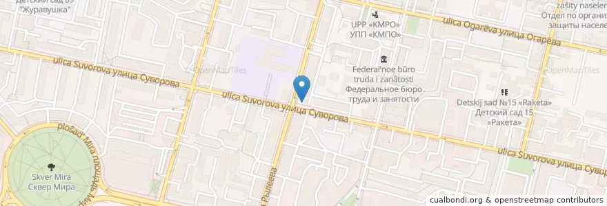 Mapa de ubicacion de Аптечный склад en 俄罗斯/俄羅斯, Центральный Федеральный Округ, 卡卢加州, Городской Округ Калуга.