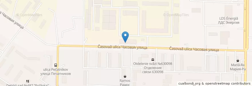 Mapa de ubicacion de Гранд en روسیه, Сибирский Федеральный Округ, استان نووسیبیرسک, Городской Округ Новосибирск.