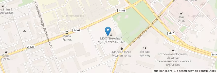 Mapa de ubicacion de Сбербанк en روسيا, Центральный Федеральный Округ, محافظة موسكو, Городской Округ Клин.