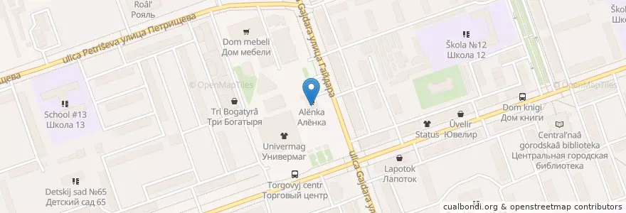 Mapa de ubicacion de Сбербанк en Rusia, Приволжский Федеральный Округ, Нижегородская Область, Городской Округ Дзержинск.