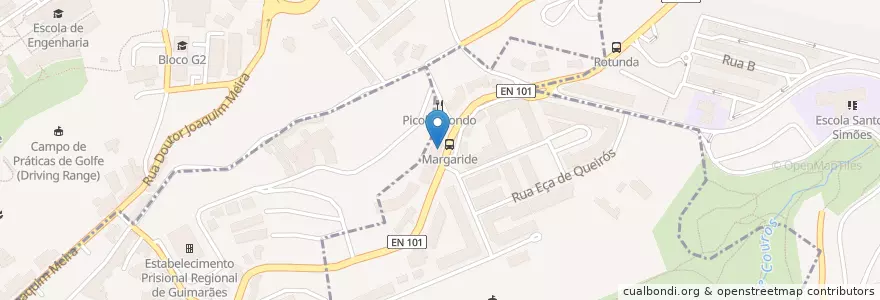 Mapa de ubicacion de Caixa Geral de Depósitos en Portogallo, Nord, Braga, Ave, Guimarães.