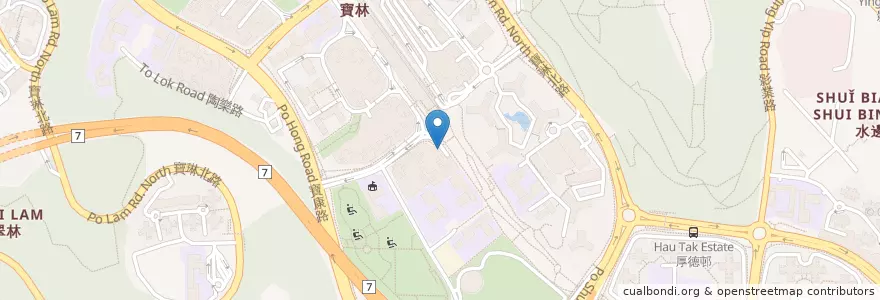 Mapa de ubicacion de The Pinnacle Car Park en Chine, Guangdong, Hong Kong, Nouveaux Territoires, 西貢區 Sai Kung District.