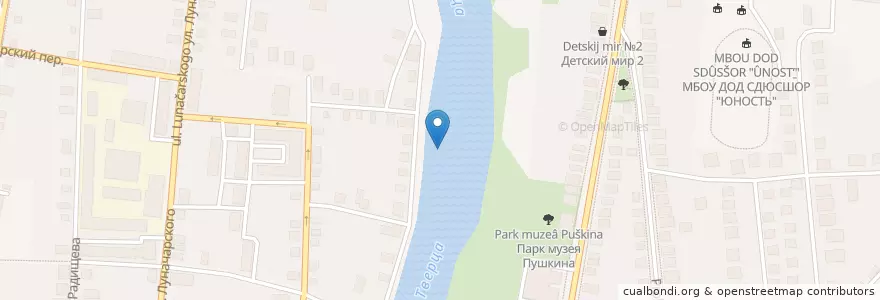 Mapa de ubicacion de городской округ Торжок en Russland, Föderationskreis Zentralrussland, Oblast Twer, Торжокский Район, Городской Округ Торжок.