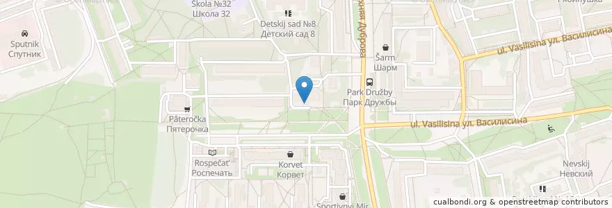 Mapa de ubicacion de N 156 en Россия, Центральный Федеральный Округ, Владимирская Область, Городской Округ Владимир.