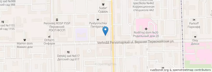 Mapa de ubicacion de Gallery Lounge en Rusland, Centraal Federaal District, Moskou, Восточный Административный Округ, Район Измайлово.
