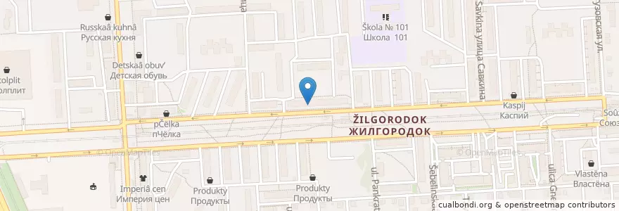 Mapa de ubicacion de Детская поликлиника № 18 en Russia, South Federal District, Volgograd Oblast, Volgograd.