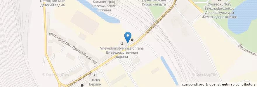 Mapa de ubicacion de Валентина en Russie, District Fédéral Du Nord-Ouest, Oblast De Kaliningrad, Городской Округ Калининград.