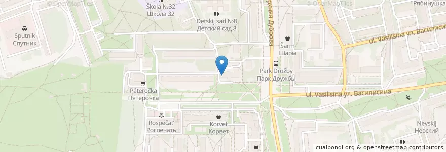 Mapa de ubicacion de Новый День en Rússia, Distrito Federal Central, Владимирская Область, Городской Округ Владимир.