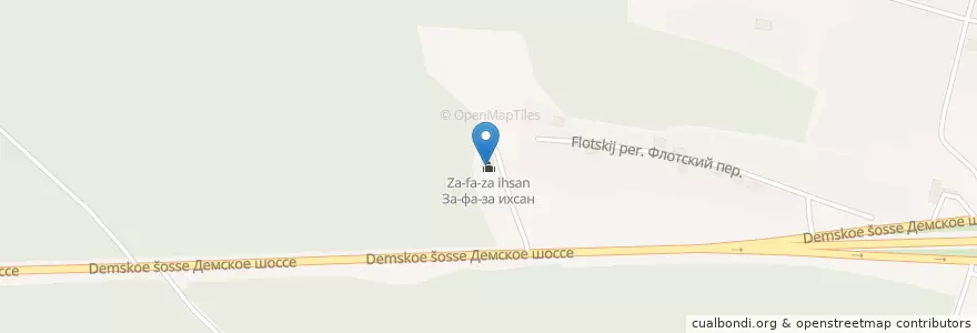 Mapa de ubicacion de За-фа-за ихсан en روسيا, Приволжский Федеральный Округ, باشقورستان, Городской Округ Уфа.