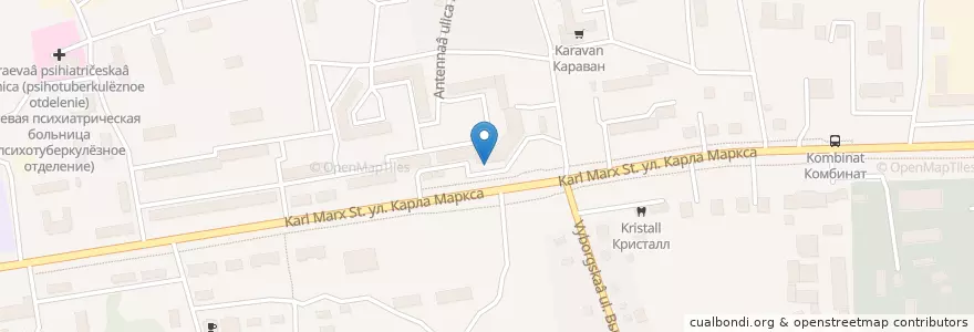 Mapa de ubicacion de Отделение связи 680031 en Россия, Дальневосточный Федеральный Округ, Хабаровский Край, Городской Округ Хабаровск.
