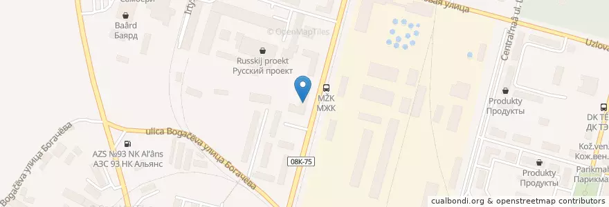 Mapa de ubicacion de Отделение связи 680006 en 俄罗斯/俄羅斯, 远东联邦管区, 哈巴罗夫斯克边疆区, 伯力市.