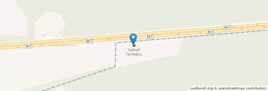 Mapa de ubicacion de ТатНефть en Rusia, Distrito Federal Central, Óblast De Vladímir, Ковровский Район, Новосельское Сельское Поселение.