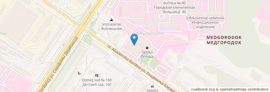 Mapa de ubicacion de Буфет en روسيا, منطقة فيدرالية أورالية, أوبلاست سفردلوفسك, بلدية يكاترينبورغ.