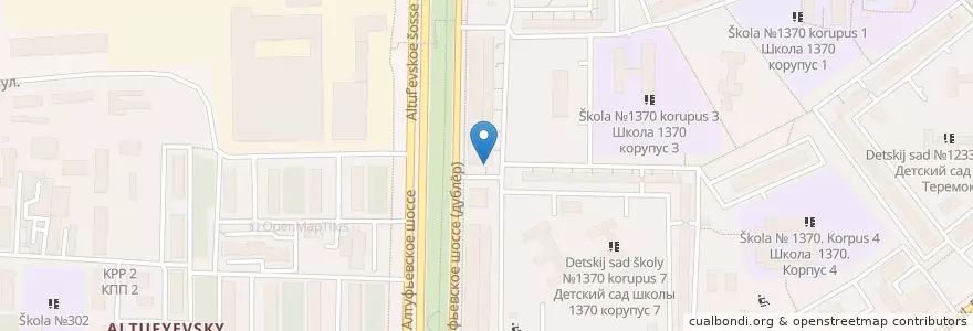 Mapa de ubicacion de Молочно-раздаточный пункт en Russia, Central Federal District, Moscow, North-Eastern Administrative Okrug, Altufyevsky District.