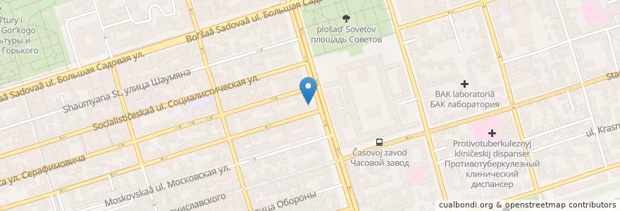 Mapa de ubicacion de Alfa-Bank en Russia, South Federal District, Rostov Oblast, Rostov-On-Don.