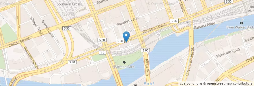 Mapa de ubicacion de Tokyo Maki en Австралия, Виктория, City Of Melbourne.