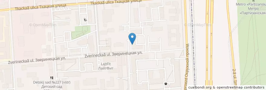 Mapa de ubicacion de Мегафарм Плюс en Rusland, Centraal Federaal District, Moskou, Восточный Административный Округ, Район Соколиная Гора.