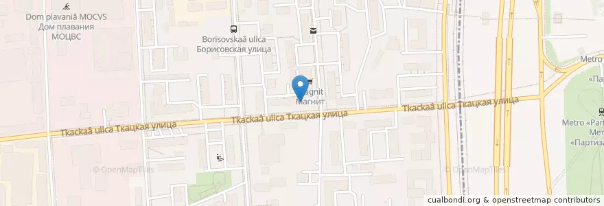 Mapa de ubicacion de Столички en Rusia, Distrito Federal Central, Москва, Восточный Административный Округ, Район Соколиная Гора.