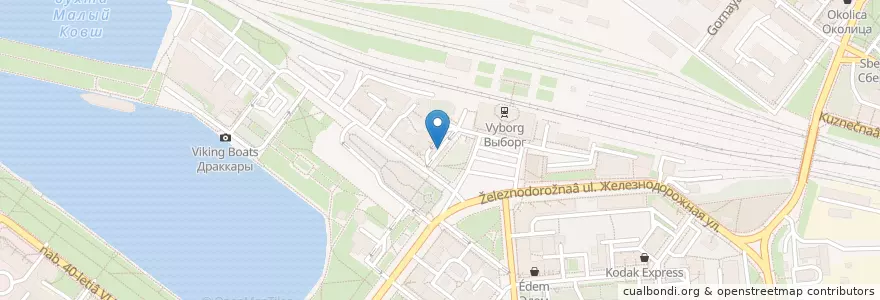 Mapa de ubicacion de ПТК en Rusland, Северо-Западный Федеральный Округ, Oblast Leningrad, Выборгский Район, Город Выборг.