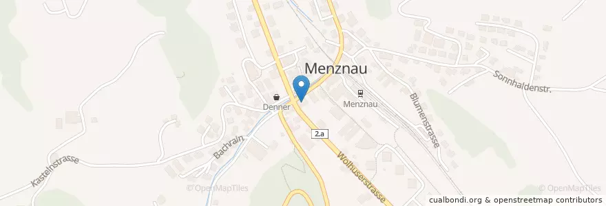 Mapa de ubicacion de Lamm en Schweiz/Suisse/Svizzera/Svizra, Luzern, Menznau.