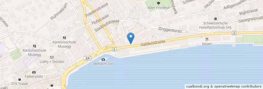 Mapa de ubicacion de Takrai en 瑞士, Luzern, Luzern.