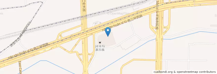 Mapa de ubicacion de COSTA Coffee en China, Peking, Hebei, 丰台区, 西罗园 / Xiluoyuan.