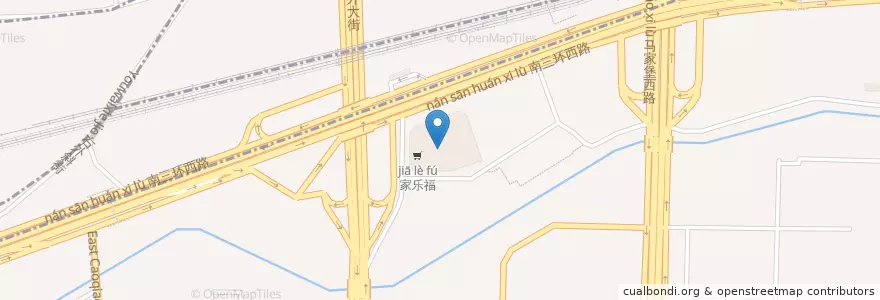 Mapa de ubicacion de Subway 赛百味 en الصين, بكين, خبي, 丰台区, 西罗园 / Xiluoyuan.