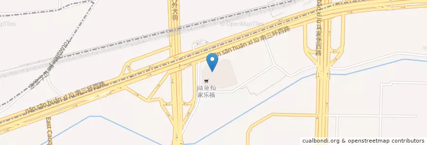 Mapa de ubicacion de Poly Movie Theatre 暴利电影院 en الصين, بكين, خبي, 丰台区, 西罗园 / Xiluoyuan.