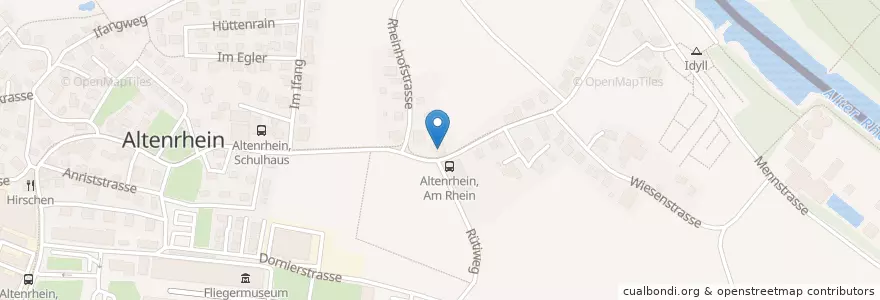 Mapa de ubicacion de Schiff en 瑞士, Sankt Gallen, Wahlkreis Rorschach, Thal.