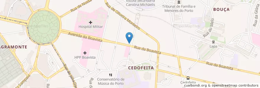 Mapa de ubicacion de Café snack bar Nosso Luar en Portugal, Norte, Área Metropolitana Do Porto, Porto, Porto, Cedofeita, Santo Ildefonso, Sé, Miragaia, São Nicolau E Vitória.