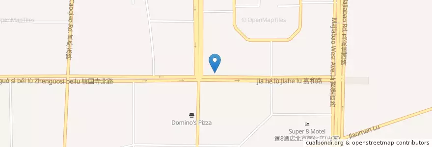 Mapa de ubicacion de Liaoning Jiaozi 东北饺子馆 en Chine, Pékin, Hebei, 丰台区.